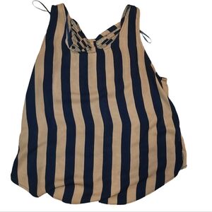 Striped Top w/ Back Detail